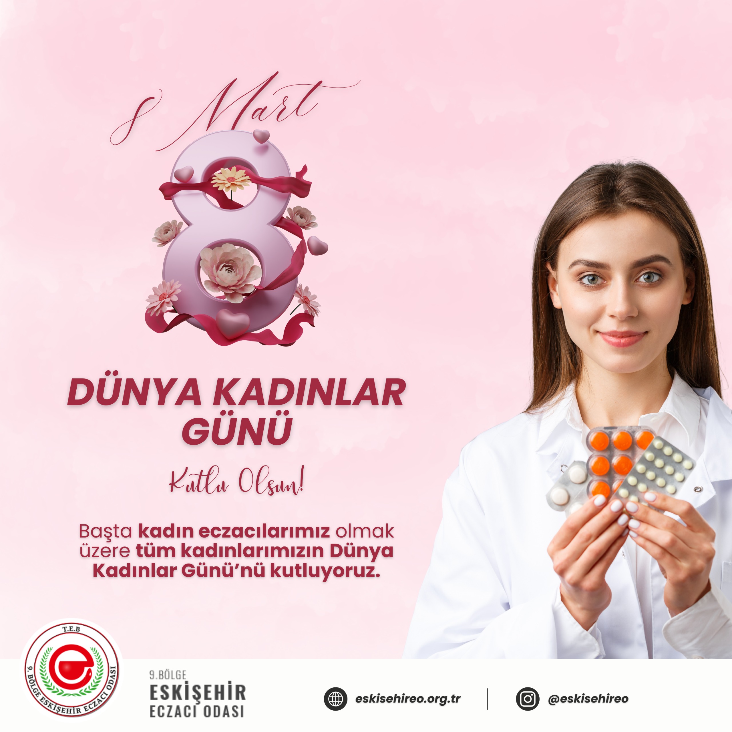 8 Mart Dünya Kadınlar Gününüz Kutlu Olsun 