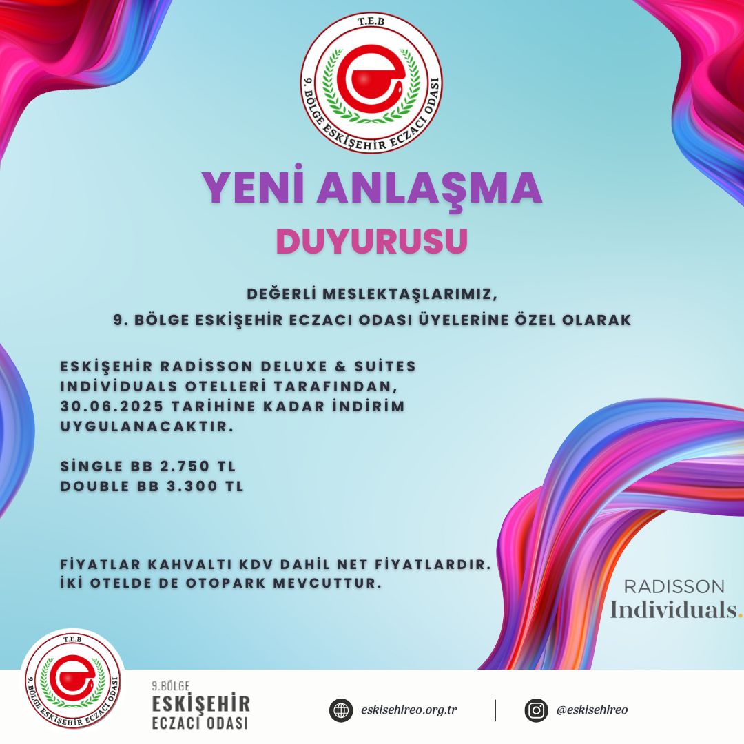ODAMIZ VE RADISSON INVIDUALS  ARASINDA YAPILAN ANLAŞMA