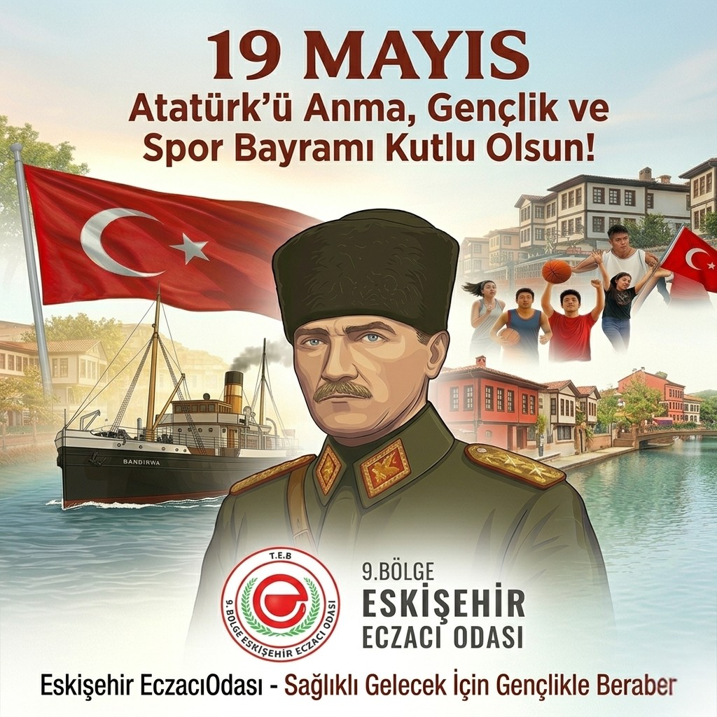 19 MAYIS ATATÜRK'Ü ANMA, GENÇLİK VE SPOR BAYRAMI KUTLU OLSUN!