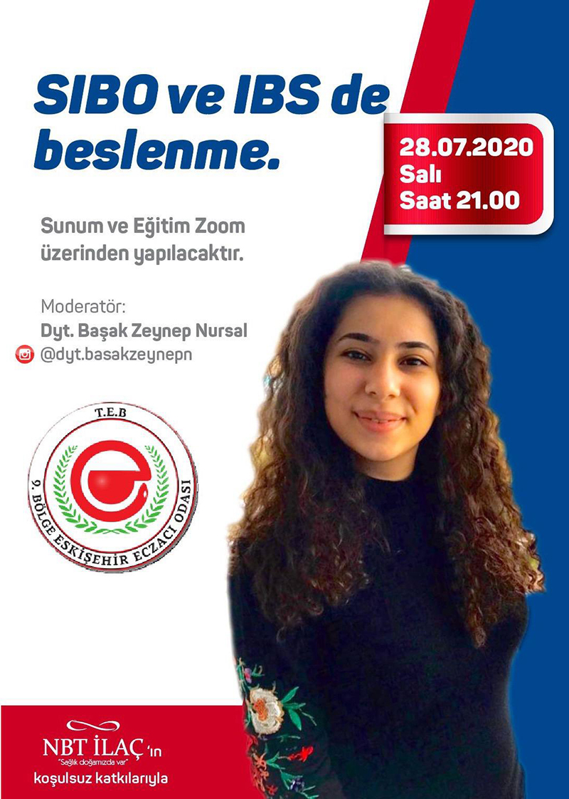 Odamız ve NBT İlaç işbirliği İle Düzenlenen SIBO ve İBS’de Beslenme Konulu Eğitim Hakkında