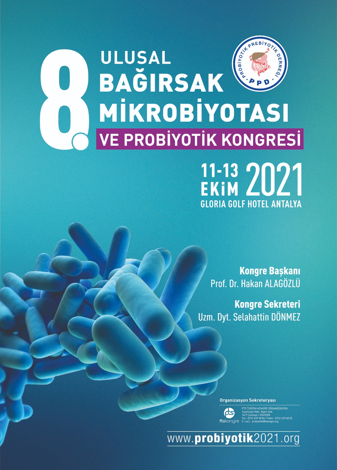 8. Ulusal Bağırsak Mikrobiyotası ve Probiyotik Kongresi Hak.