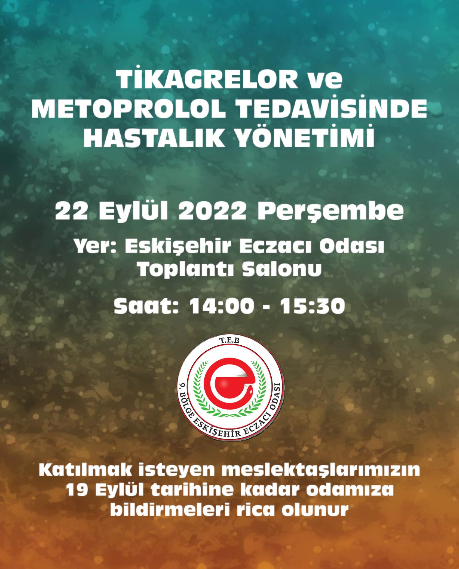 Tikagrelor ve Meteprolol Tedavisinde Hastalık Yönetimi Konulu Eğitim 